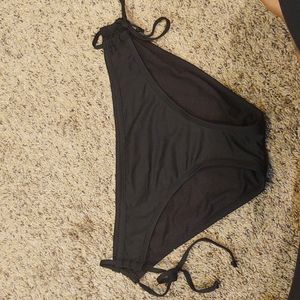 Kona Sol black Swimsuit Bikini Bottoms
